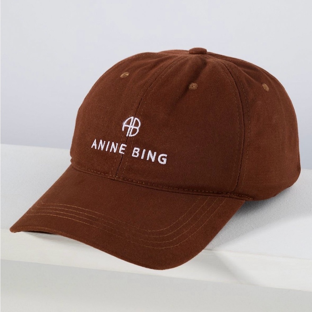 Anine Bing Brown Baseball Hat